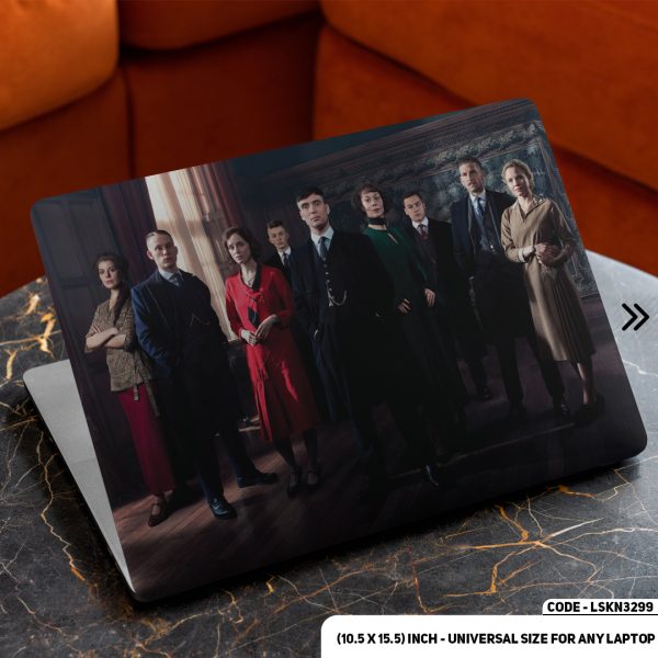 DDecorator Peaky Blinders Full Family Matte Finished Removable Waterproof Laptop Sticker & Laptop Skin (Including FREE Accessories) - LSKN3299 - DDecorator