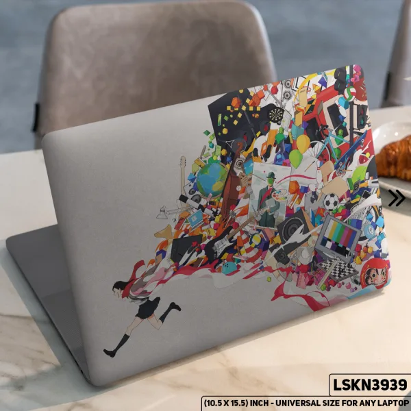 DDecorator Fantacy Art Digital Illustration Matte Finished Removable Waterproof Laptop Sticker & Laptop Skin (Including FREE Accessories) - LSKN3939 - DDecorator