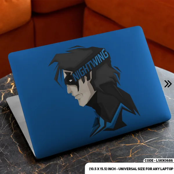 DDecorator Digital Character Illustration Matte Finished Removable Waterproof Laptop Sticker & Laptop Skin (Including FREE Accessories) - LSKN3686 - DDecorator