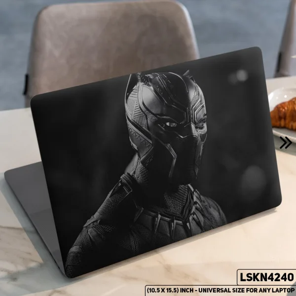 DDecorator Black Panther Marvel Studios Matte Finished Removable Waterproof Laptop Sticker & Laptop Skin (Including FREE Accessories) - LSKN4240 - DDecorator