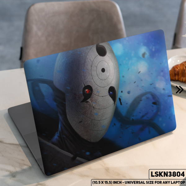 DDecorator NARUTO Anime Character Illustration Matte Finished Removable Waterproof Laptop Sticker & Laptop Skin (Including FREE Accessories) - LSKN3804 - DDecorator