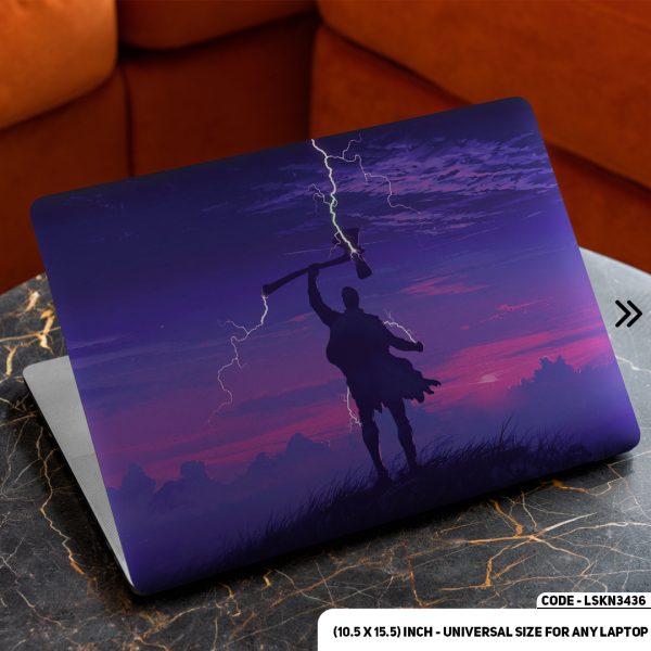 DDecorator Digital Character Matte Finished Removable Waterproof Laptop Sticker & Laptop Skin (Including FREE Accessories) - LSKN3436 - DDecorator