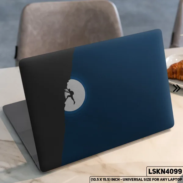 DDecorator Motivational Mountain Climbing Matte Finished Removable Waterproof Laptop Sticker & Laptop Skin (Including FREE Accessories) - LSKN4099 - DDecorator