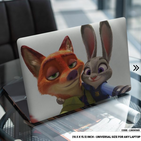 DDecorator Zootopia Matte Finished Removable Waterproof Laptop Sticker & Laptop Skin (Including FREE Accessories) - LSKN1085 - DDecorator