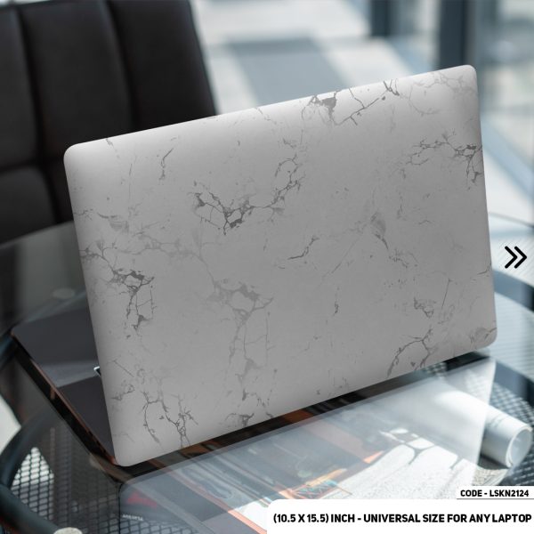 DDecorator Liquid Marble Texture Matte Finished Removable Waterproof Laptop Sticker & Laptop Skin (Including FREE Accessories) - LSKN2124 - DDecorator