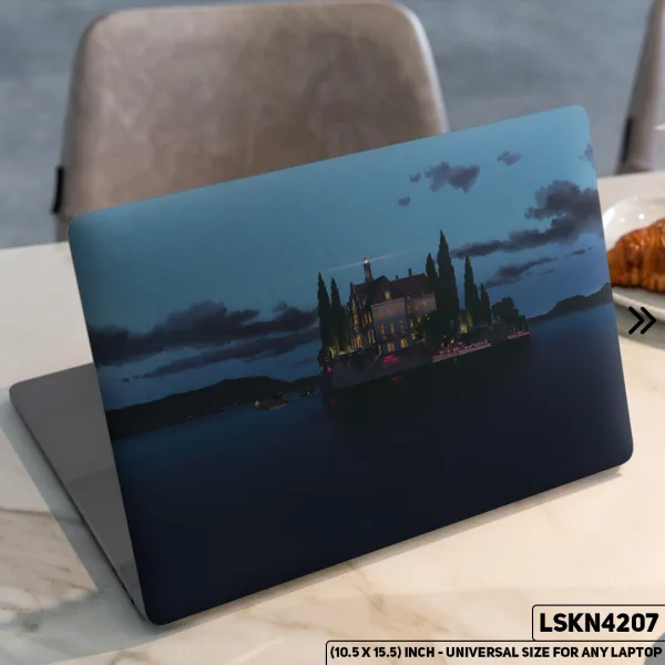 DDecorator Horizon Art Digital Illustration Matte Finished Removable Waterproof Laptop Sticker & Laptop Skin (Including FREE Accessories) - LSKN4207 - DDecorator
