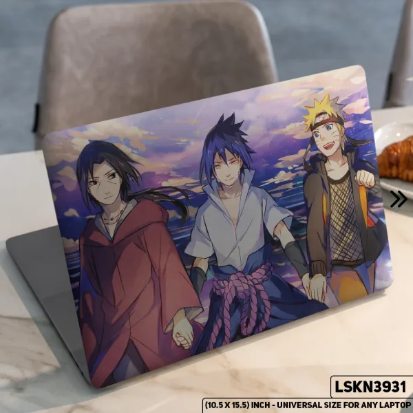 DDecorator Anime Character Illustration Matte Finished Removable Waterproof Laptop Sticker & Laptop Skin (Including FREE Accessories) - LSKN3931 - DDecorator