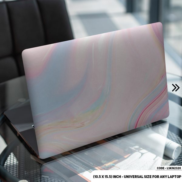 DDecorator Liquid Marble Texture Matte Finished Removable Waterproof Laptop Sticker & Laptop Skin (Including FREE Accessories) - LSKN2320 - DDecorator