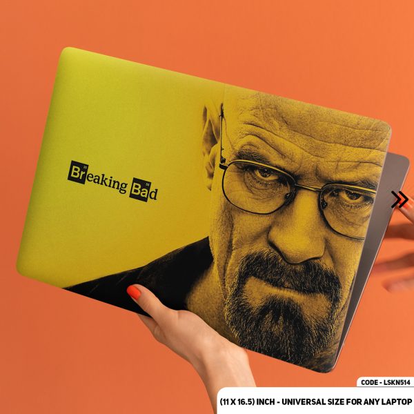 DDecorator Frighting Look of Breaking Bad Matte Finished Removable Waterproof Laptop Sticker & Laptop Skin (Including FREE Accessories) - LSKN514 - DDecorator