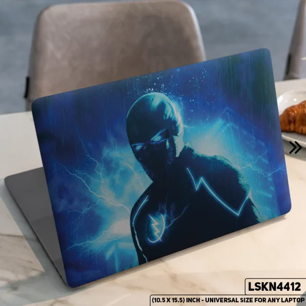 DDecorator Flash Justice League Matte Finished Removable Waterproof Laptop Sticker & Laptop Skin (Including FREE Accessories) - LSKN4412 - DDecorator