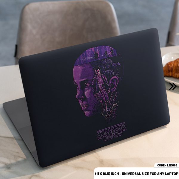 DDecorator Stranger Things Matte Finished Removable Waterproof Laptop Sticker & Laptop Skin (Including FREE Accessories) - LSKN663 - DDecorator