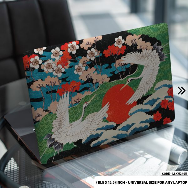 DDecorator Hand Painting Art Matte Finished Removable Waterproof Laptop Sticker & Laptop Skin (Including FREE Accessories) - LSKN2495 - DDecorator
