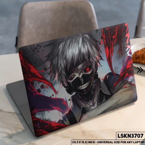DDecorator Anime Character Illustration Matte Finished Removable Waterproof Laptop Sticker & Laptop Skin (Including FREE Accessories) - LSKN3707 - DDecorator