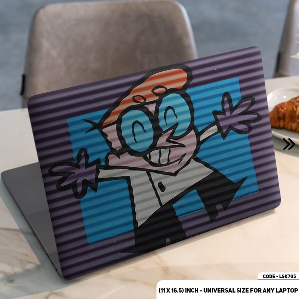 DDecorator Abstract Art with Cartoon Matte Finished Removable Waterproof Laptop Sticker & Laptop Skin (Including FREE Accessories) - LSKN705 - DDecorator