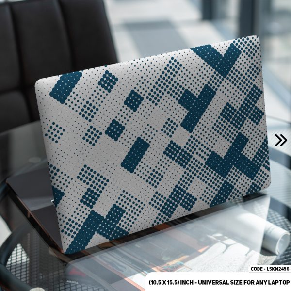 DDecorator Seamless Geomatric Pattern Matte Finished Removable Waterproof Laptop Sticker & Laptop Skin (Including FREE Accessories) - LSKN2456 - DDecorator