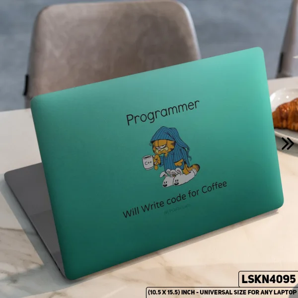 DDecorator Programming Coding Matte Finished Removable Waterproof Laptop Sticker & Laptop Skin (Including FREE Accessories) - LSKN4095 - DDecorator