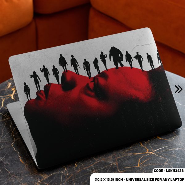 DDecorator Digital Character Matte Finished Removable Waterproof Laptop Sticker & Laptop Skin (Including FREE Accessories) - LSKN3428 - DDecorator