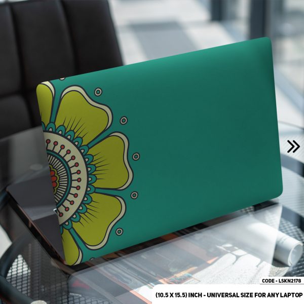 DDecorator Seamless Geomatric Pattern Matte Finished Removable Waterproof Laptop Sticker & Laptop Skin (Including FREE Accessories) - LSKN2178 - DDecorator