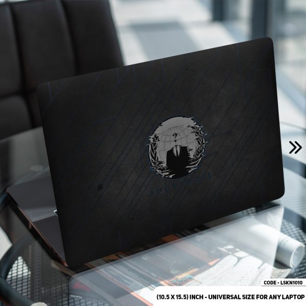 DDecorator Anonymous Logo Matte Finished Removable Waterproof Laptop Sticker & Laptop Skin (Including FREE Accessories) - LSKN1010 - DDecorator