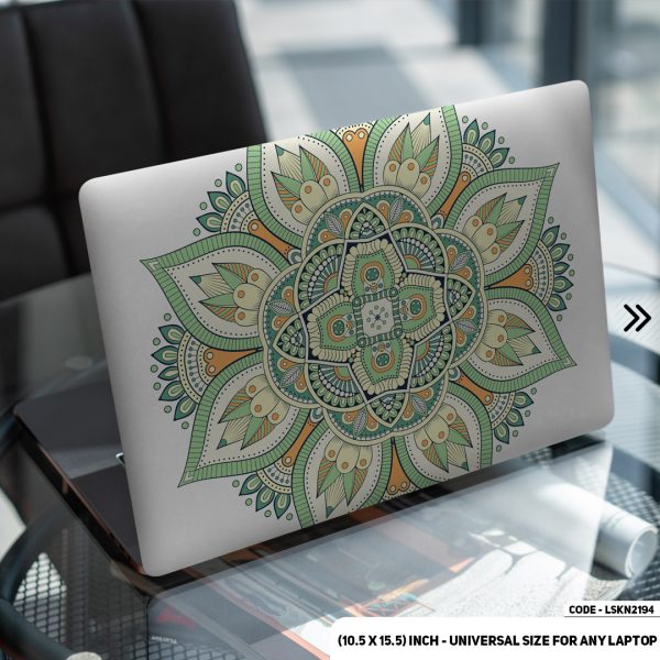 DDecorator Seamless Geomatric Pattern Matte Finished Removable Waterproof Laptop Sticker & Laptop Skin (Including FREE Accessories) - LSKN2194 - DDecorator