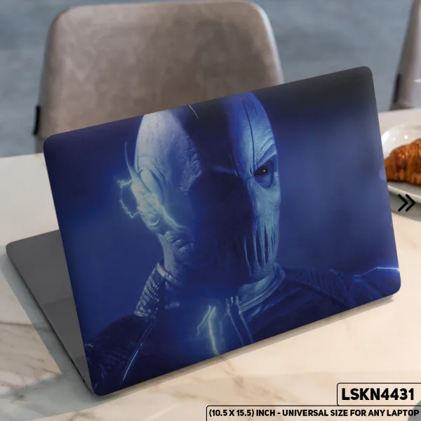 DDecorator Flash Justice League Matte Finished Removable Waterproof Laptop Sticker & Laptop Skin (Including FREE Accessories) - LSKN4431 - DDecorator