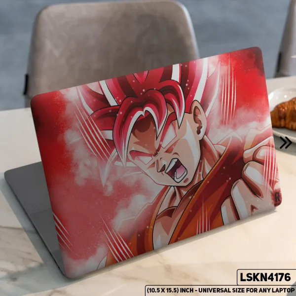 DDecorator Dragon Ball Z Z Warriors Goku Matte Finished Removable Waterproof Laptop Sticker & Laptop Skin (Including FREE Accessories) - LSKN4176 - DDecorator