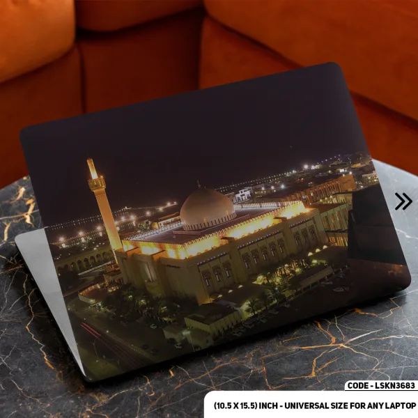 DDecorator ISLAMIC Mosque Matte Finished Removable Waterproof Laptop Sticker & Laptop Skin (Including FREE Accessories) - LSKN3683 - DDecorator