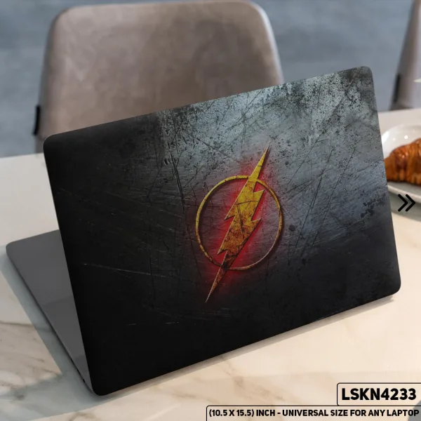 DDecorator Flash DC Universe Matte Finished Removable Waterproof Laptop Sticker & Laptop Skin (Including FREE Accessories) - LSKN4233 - DDecorator