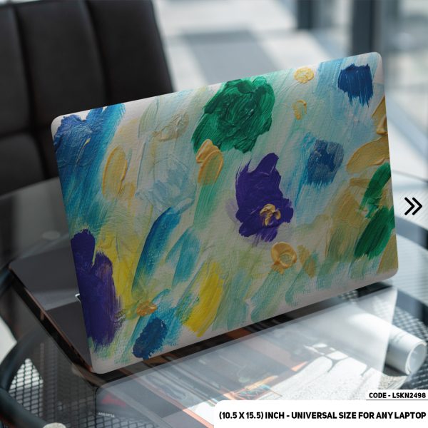 DDecorator Hand Painting Ink Design Matte Finished Removable Waterproof Laptop Sticker & Laptop Skin (Including FREE Accessories) - LSKN2498 - DDecorator