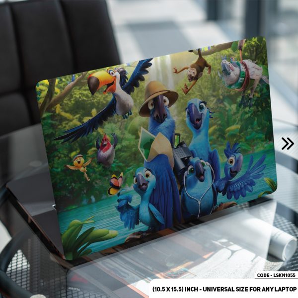 DDecorator Rio Matte Finished Removable Waterproof Laptop Sticker & Laptop Skin (Including FREE Accessories) - LSKN1055 - DDecorator