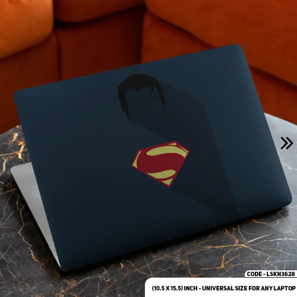 DDecorator SUPERMAN Matte Finished Removable Waterproof Laptop Sticker & Laptop Skin (Including FREE Accessories) - LSKN3628 - DDecorator