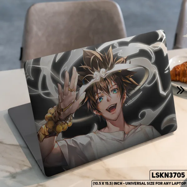 DDecorator Anime Character Illustration Matte Finished Removable Waterproof Laptop Sticker & Laptop Skin (Including FREE Accessories) - LSKN3705 - DDecorator