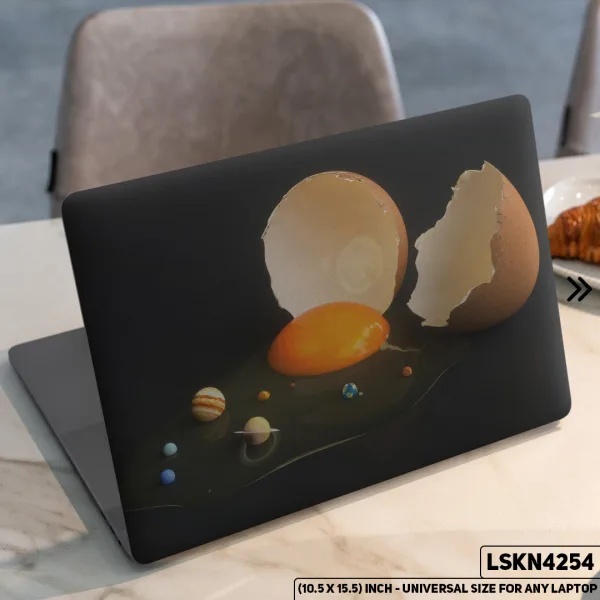 DDecorator Solar Planet Glaxy Outer Space Matte Finished Removable Waterproof Laptop Sticker & Laptop Skin (Including FREE Accessories) - LSKN4254 - DDecorator