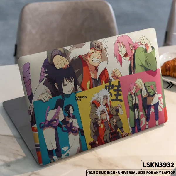 DDecorator Anime Character Illustration Matte Finished Removable Waterproof Laptop Sticker & Laptop Skin (Including FREE Accessories) - LSKN3932 - DDecorator