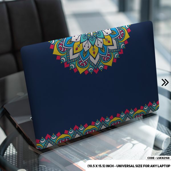 DDecorator Seamless Geomatric Pattern Matte Finished Removable Waterproof Laptop Sticker & Laptop Skin (Including FREE Accessories) - LSKN2168 - DDecorator