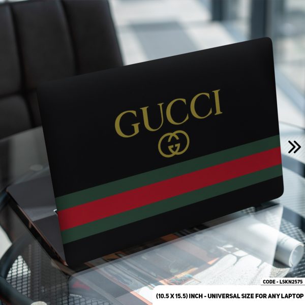 DDecorator Luxury Brand Iconic Pattern Matte Finished Removable Waterproof Laptop Sticker & Laptop Skin (Including FREE Accessories) - LSKN2575 - DDecorator