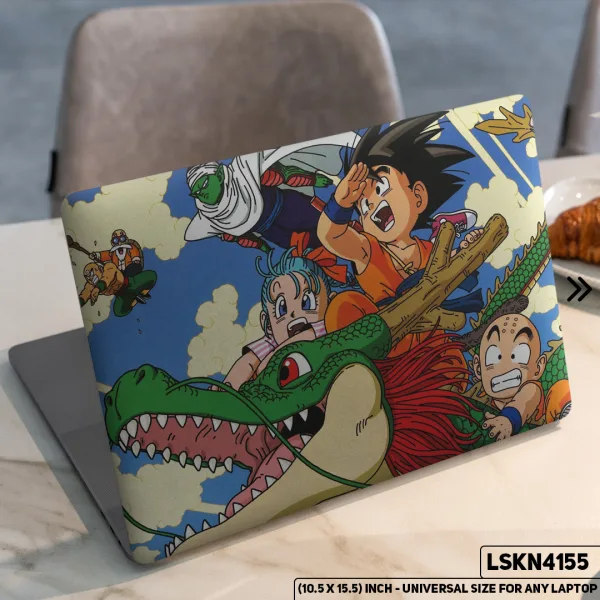 DDecorator Dragon Ball Z Z Warriors Goku Matte Finished Removable Waterproof Laptop Sticker & Laptop Skin (Including FREE Accessories) - LSKN4155 - DDecorator
