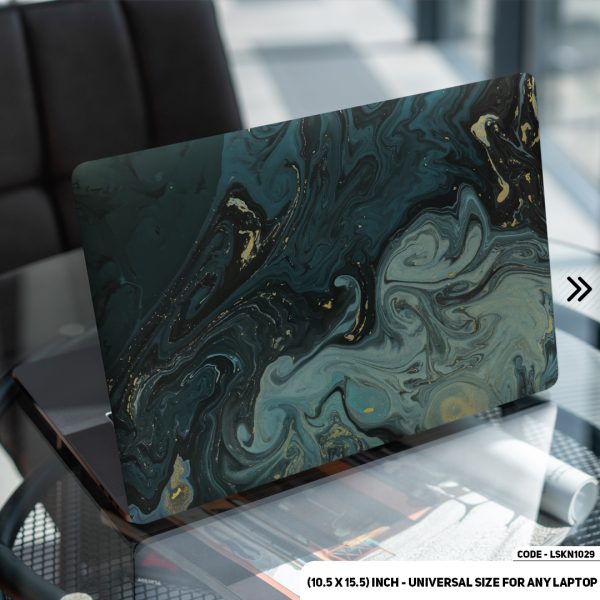 DDecorator Liquid Marble Texture Matte Finished Removable Waterproof Laptop Sticker & Laptop Skin (Including FREE Accessories) - LSKN2029 - DDecorator