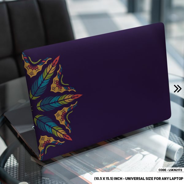 DDecorator Seamless Geomatric Pattern Matte Finished Removable Waterproof Laptop Sticker & Laptop Skin (Including FREE Accessories) - LSKN2172 - DDecorator