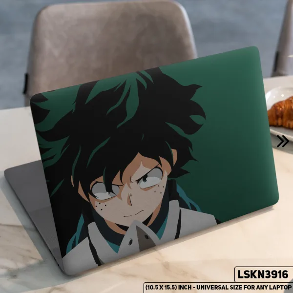 DDecorator Anime Character Illustration Matte Finished Removable Waterproof Laptop Sticker & Laptop Skin (Including FREE Accessories) - LSKN3916 - DDecorator