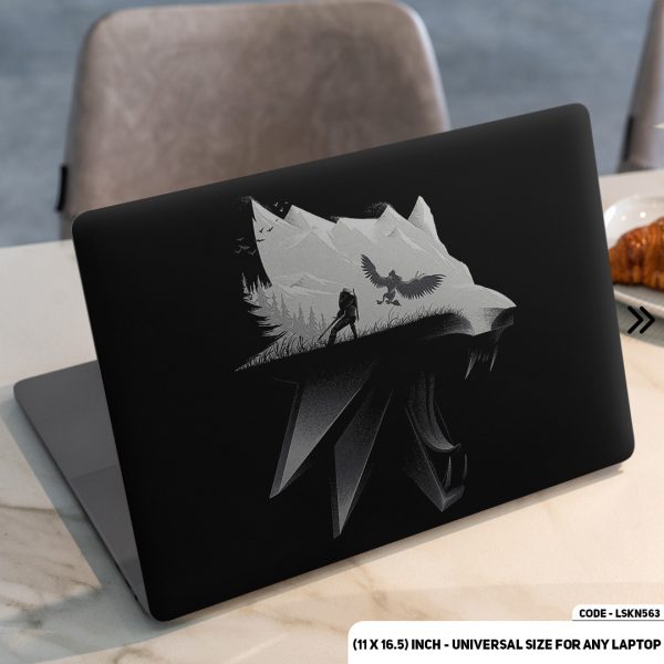 DDecorator Dragone Head Game Of Thornes Matte Finished Removable Waterproof Laptop Sticker & Laptop Skin (Including FREE Accessories) - LSKN563 - DDecorator