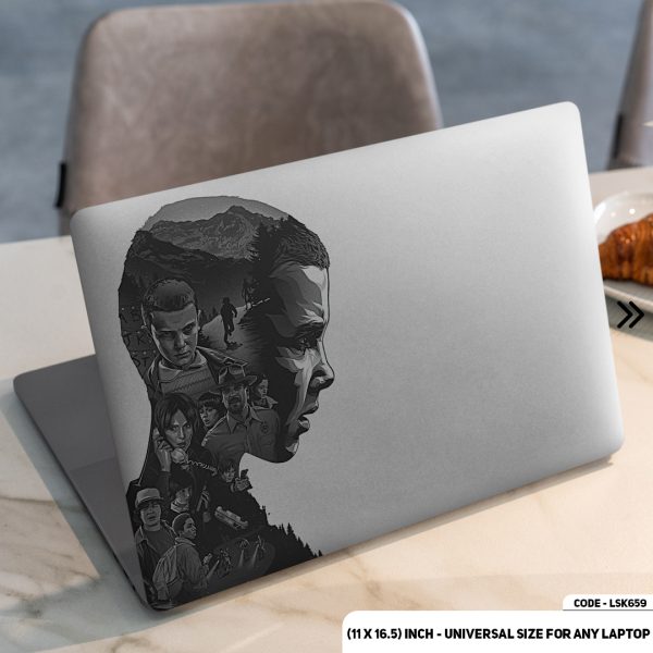 DDecorator Stranger Things Matte Finished Removable Waterproof Laptop Sticker & Laptop Skin (Including FREE Accessories) - LSKN659 - DDecorator