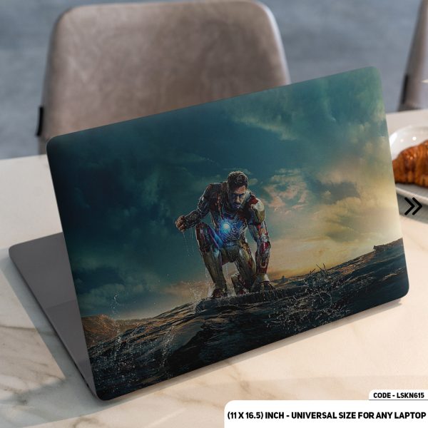 DDecorator Marvel Legends Iron Man Matte Finished Removable Waterproof Laptop Sticker & Laptop Skin (Including FREE Accessories) - LSKN615 - DDecorator