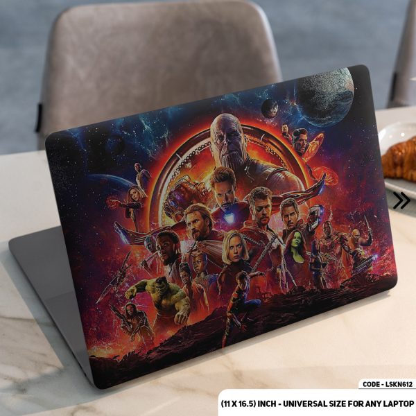 DDecorator Avengers End Game Matte Finished Removable Waterproof Laptop Sticker & Laptop Skin (Including FREE Accessories) - LSKN612 - DDecorator