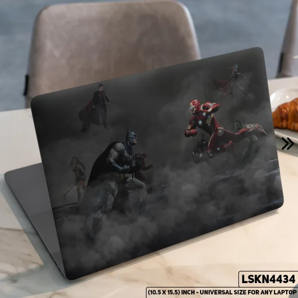 DDecorator Flash Justice League Matte Finished Removable Waterproof Laptop Sticker & Laptop Skin (Including FREE Accessories) - LSKN4434 - DDecorator