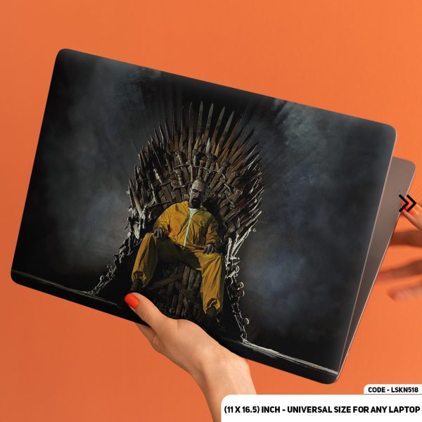 DDecorator Breaking Bad With Game Of Thrones Matte Finished Removable Waterproof Laptop Sticker & Laptop Skin (Including FREE Accessories) - LSKN518 - DDecorator