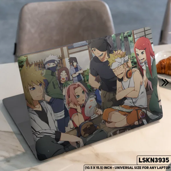 DDecorator Anime Character Illustration Matte Finished Removable Waterproof Laptop Sticker & Laptop Skin (Including FREE Accessories) - LSKN3935 - DDecorator