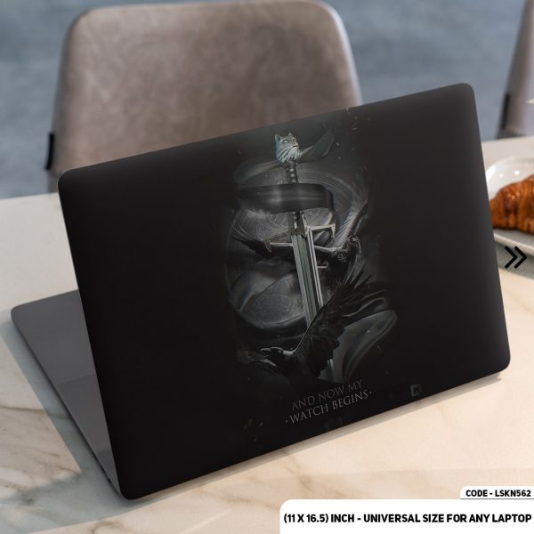 DDecorator Sword Game Of Thornes Matte Finished Removable Waterproof Laptop Sticker & Laptop Skin (Including FREE Accessories) - LSKN562 - DDecorator