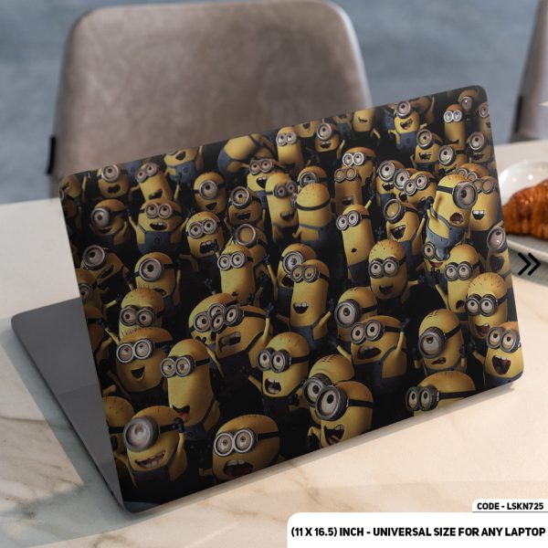 DDecorator Minions Matte Finished Removable Waterproof Laptop Sticker & Laptop Skin (Including FREE Accessories) - LSKN725 - DDecorator