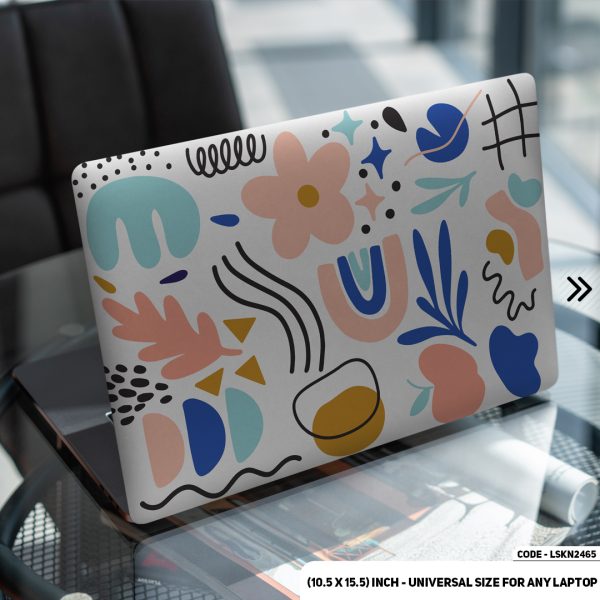 DDecorator Seamless Geomatric Shape Matte Finished Removable Waterproof Laptop Sticker & Laptop Skin (Including FREE Accessories) - LSKN2026 - DDecorator